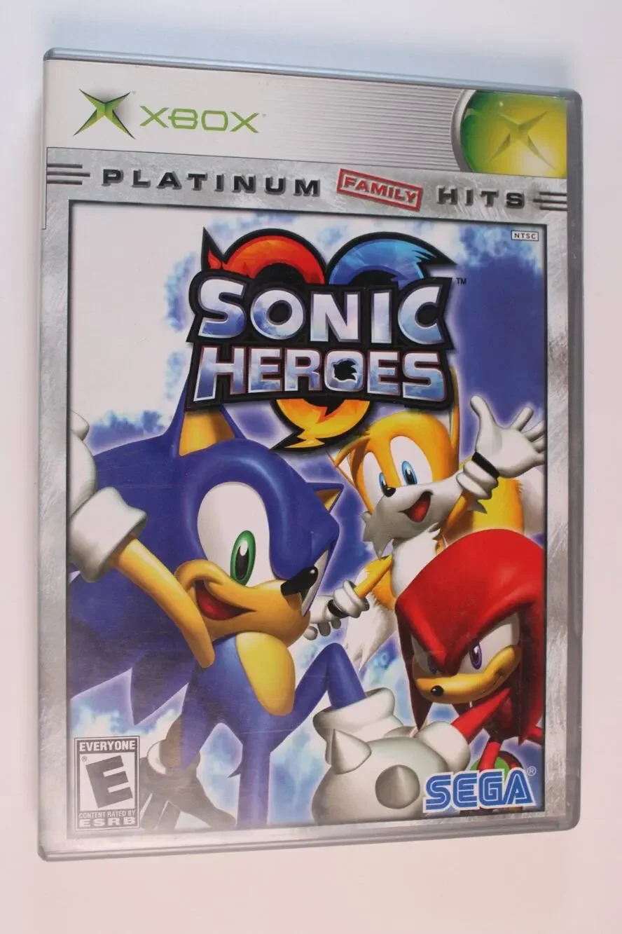 Sonic Heroes (Microsoft Xbox, 2004) Platinum Hits, Authentic, Tested/works
